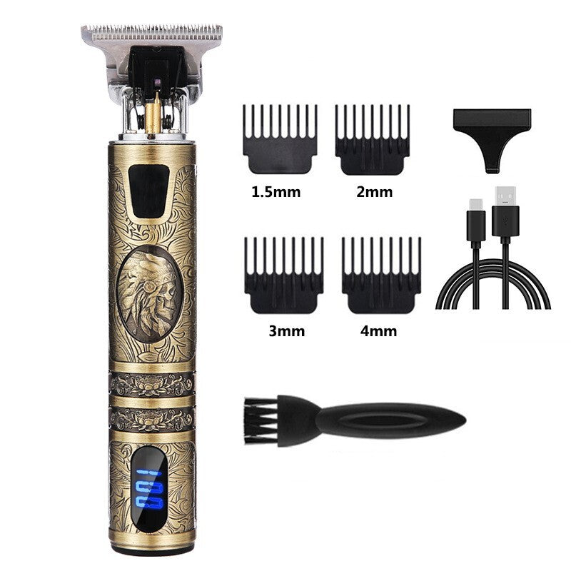 Beard Trimmer Electric Hair Clippers – Kabelloser Haarschneider mit USB