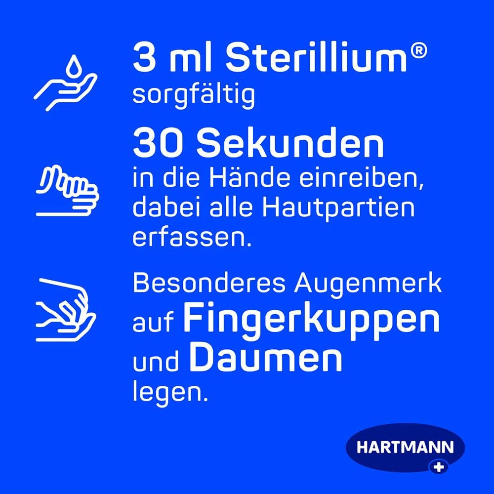 Sterillium: Alkoholisches Hände-Desinfektionsmittel Mit Sehr Guter Hautverträglichkeit, 500Ml
