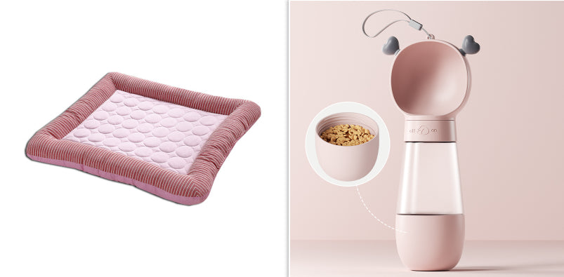 Kühlmatte für Hunde & Katzen – Sommer Kühlpad aus Ice Silk (atmungsaktiv & weich)