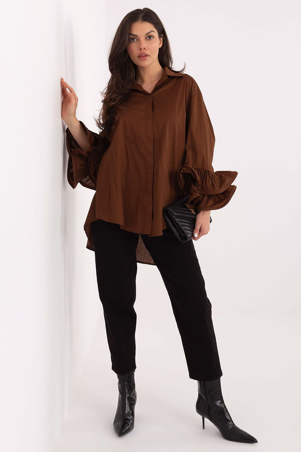 Langarm Hemd model 222314 Italy Moda 
