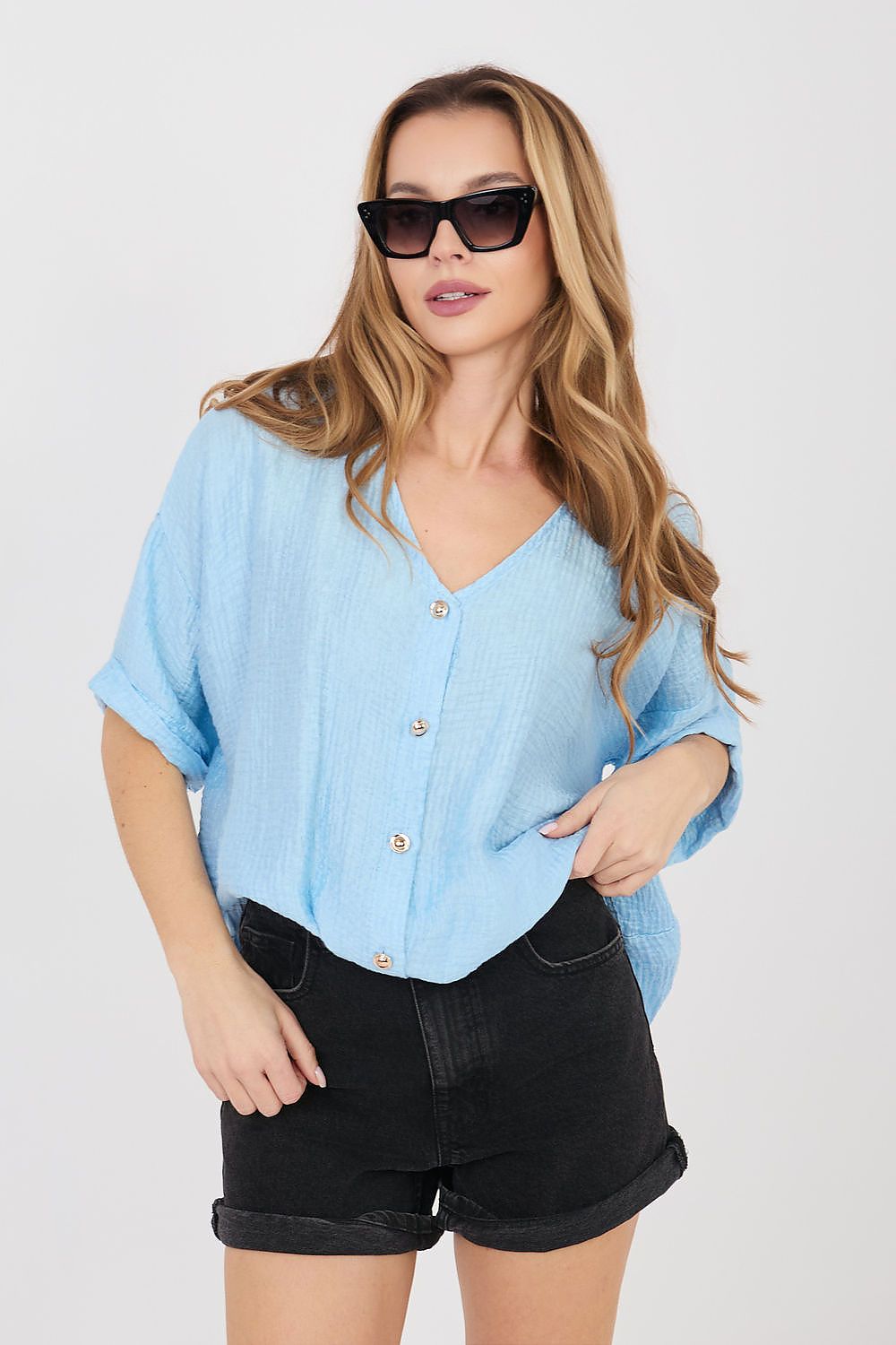  Kurzarm Hemd model 225509 Italy Moda 