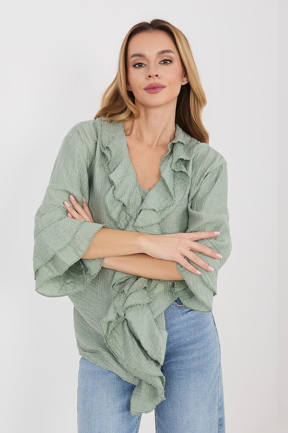  Langarm Hemd model 225521 Italy Moda 