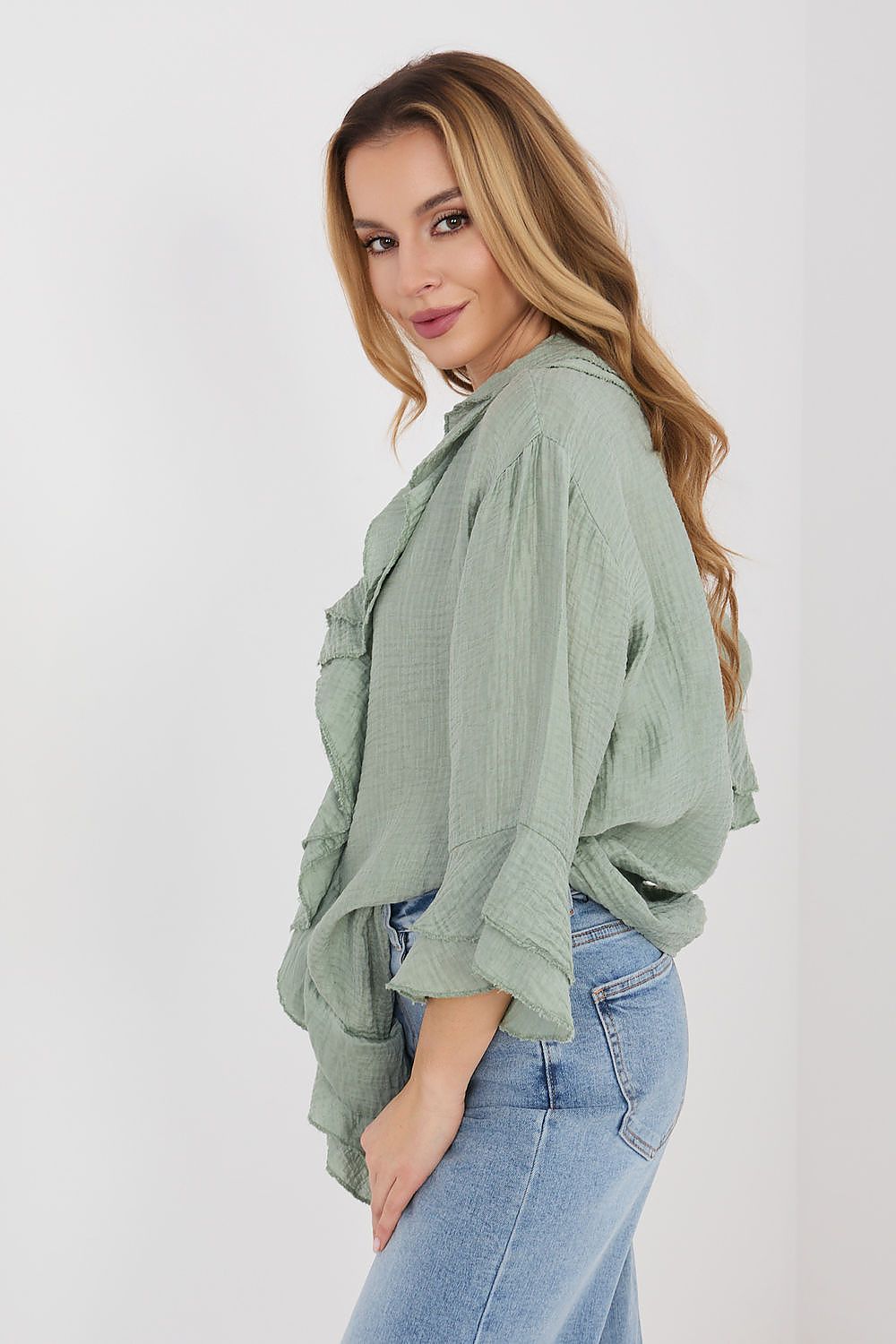  Langarm Hemd model 225521 Italy Moda 