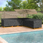 Wasserdichte L-Form Gartenmöbel-Abdeckung 220 cm - Robust & Stilvoll aus 210D Oxford-Gewebe