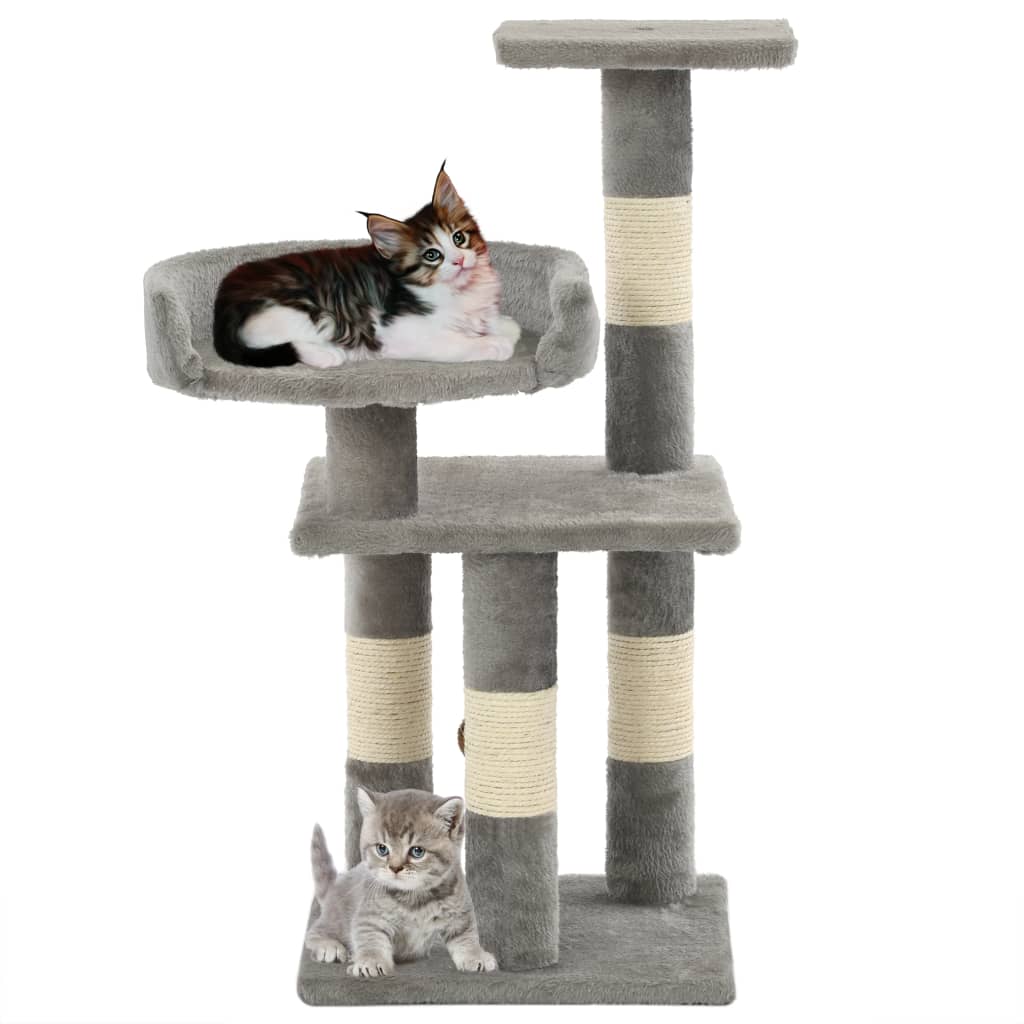 Kratzbaum für Katzen 65 cm – Sisal Kratzsäule mit stabilem Stand