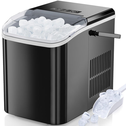 Kompakte Eiswürfelmaschine für Zuhause & Büro – Frische Eiswürfel in Minutenschnelle