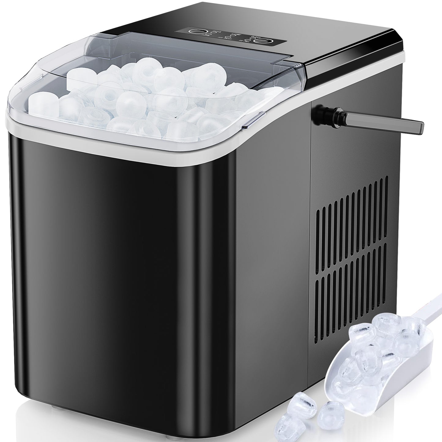 Kompakte Eiswürfelmaschine für Zuhause & Büro – Frische Eiswürfel in Minutenschnelle