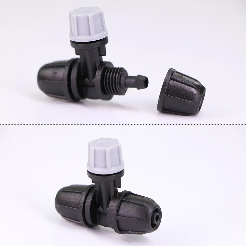15-teiliges Nebeldüsen-Set für Gartenbewässerung – 1/4” Sprühdüsen mit Verriegelung für 4/7 mm Schlauch