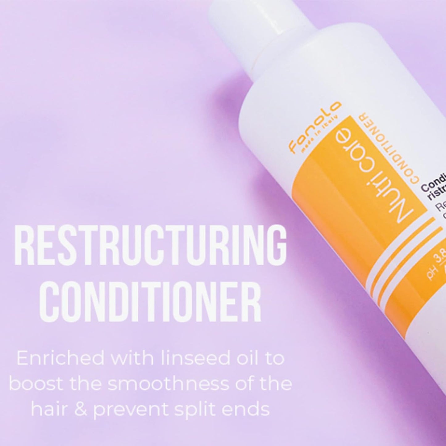 Fanola No Yellow Anti-Gelb-Shampoo + Nutri Care Conditioner - 2000 Ml