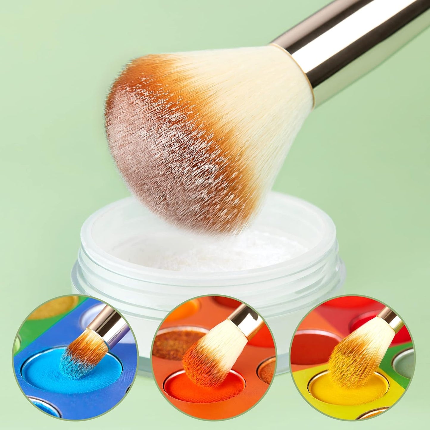 Jessup Make-Up-Pinsel-Set Aus Bambus T135, 25 Stück, Grundierung, Puder,