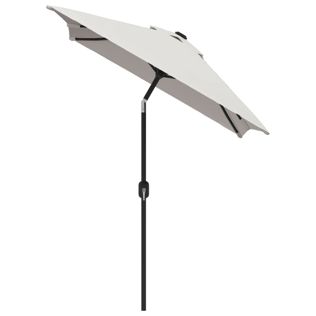 vidaXL Sonnenschirm 200 x 300 cm Sandweiß Rechteckig
