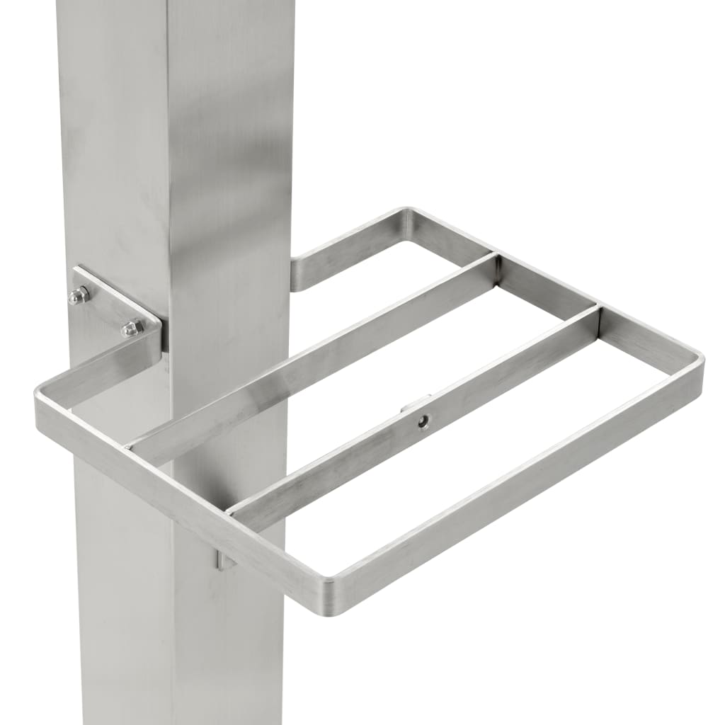 vidaXL Wassersäule Edelstahl 95 cm Wasserhahn