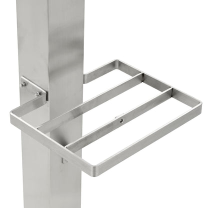 vidaXL Wassersäule Edelstahl 95 cm Wasserhahn